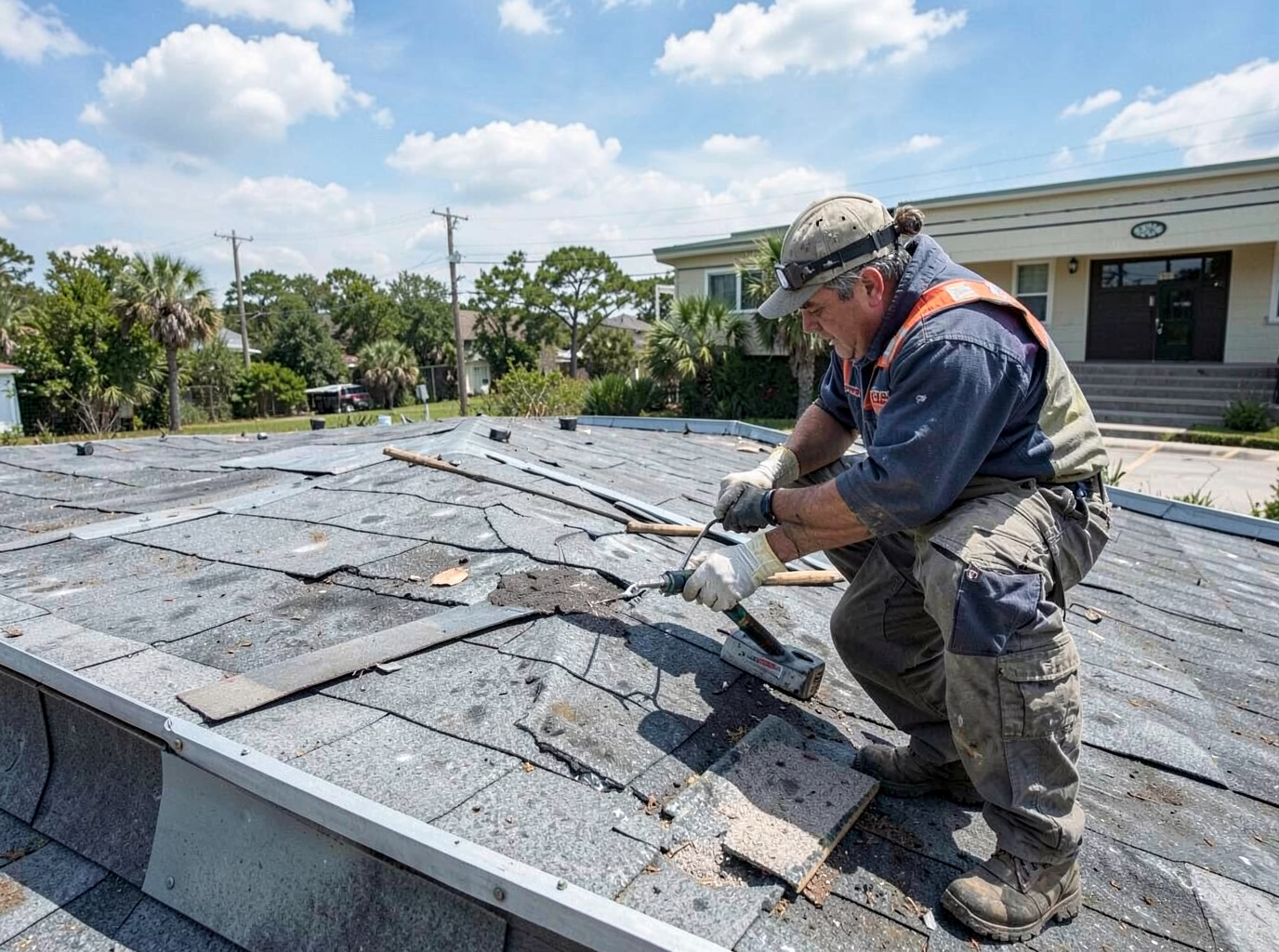 Wind Damage Roof Repair in Port Orange